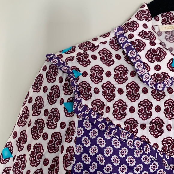 Maje Satin Printed Dress - Picture 5 of 8